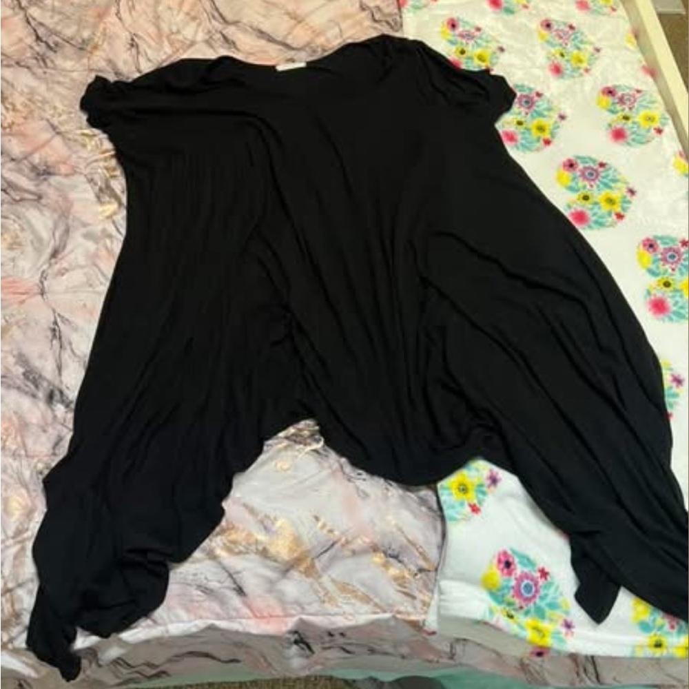 Black Draped Jumpsuit